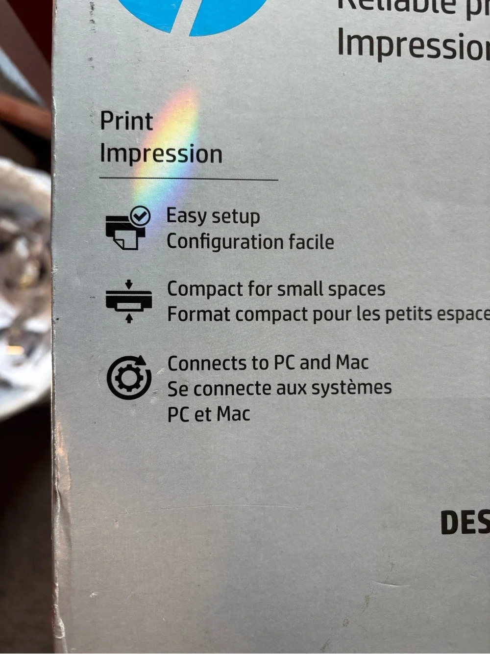 HP DeskJet 1112 Compact Printer. NIB